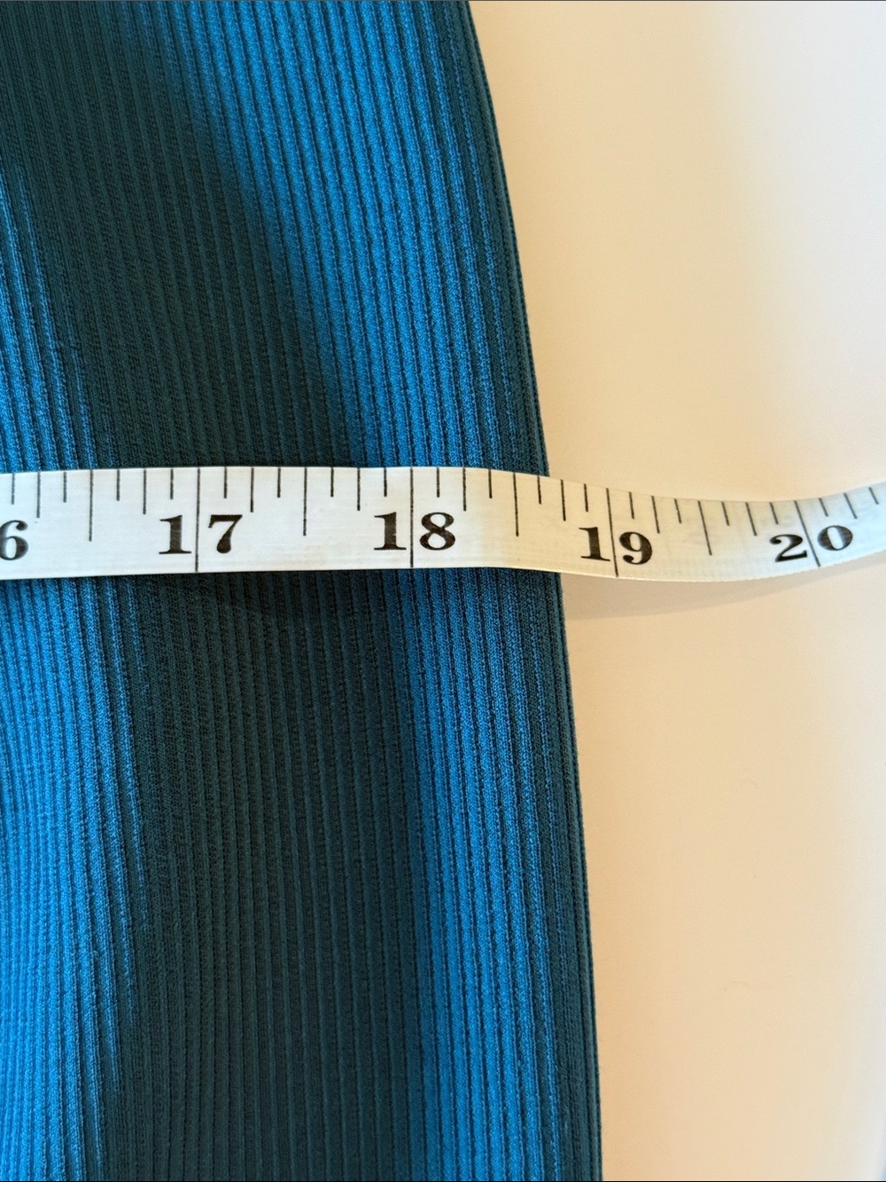 Athleta Teal Seasoft Ribbed Knit Mini Tank Dress Size Medium - Picture 8 of 11